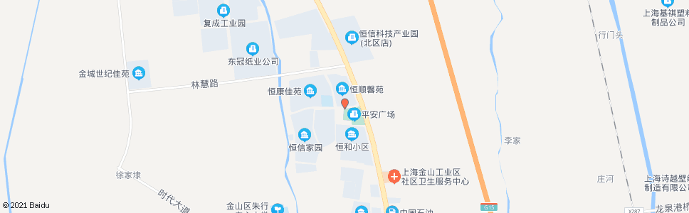 上海恒康路亭卫公路_公交站地图_上海公交_妙搜公交查询2024