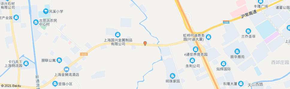 上海凤嵩路北青公路_公交站地图_上海公交_妙搜公交查询2025