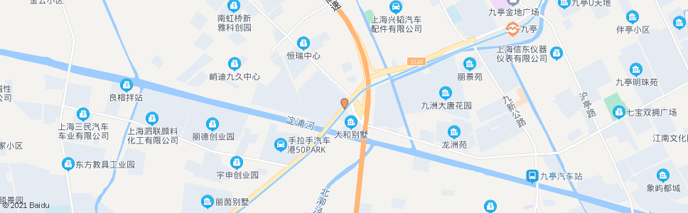 上海向阳(沪松公路九亭大道)_公交站地图_上海公交_妙搜公交查询2025