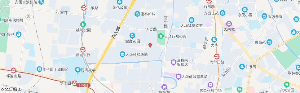 上海武威东路真金路(大华新村)_公交站地图_上海公交_妙搜公交查询2025