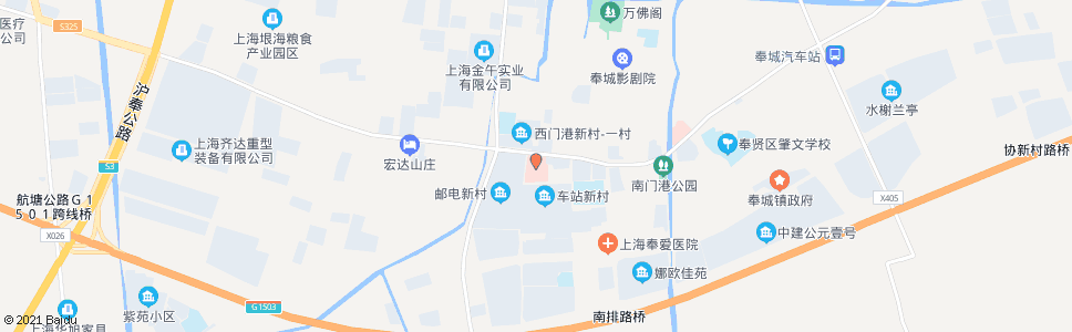 上海奉城医院(招呼站)_公交站地图_上海公交_妙搜公交查询2025