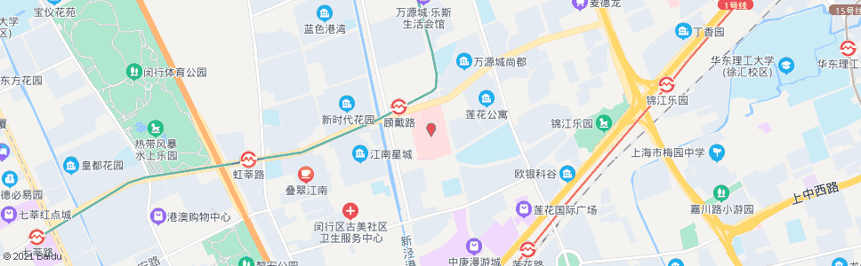 上海顾戴路合川路(儿科医院)_公交站地图_上海公交_妙搜公交查询2024