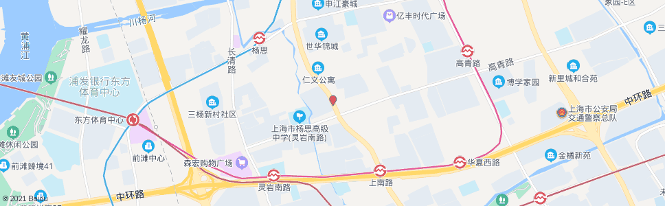 上海海阳路上南路_公交站地图_上海公交_妙搜公交查询2025