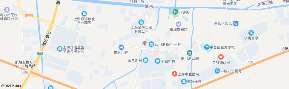 上海新奉公路南奉公路_公交站地图_上海公交_妙搜公交查询2025