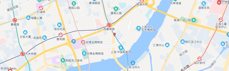 上海西藏南路龙华东路_公交站地图_上海公交_妙搜公交查询2024