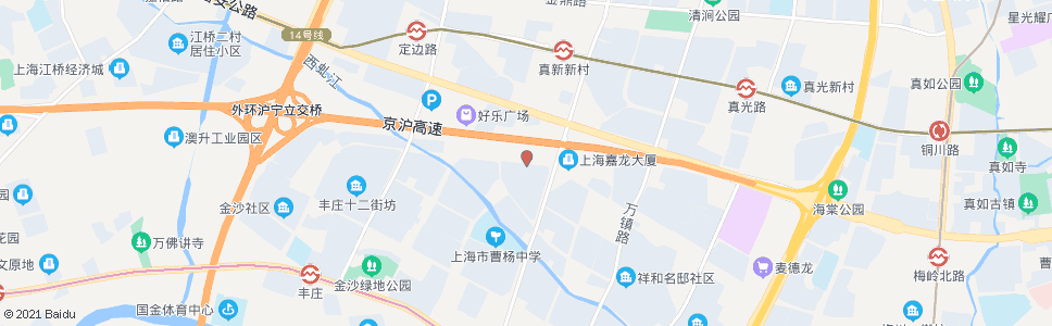 上海丰庄北路延川路_公交站地图_上海公交_妙搜公交查询2025