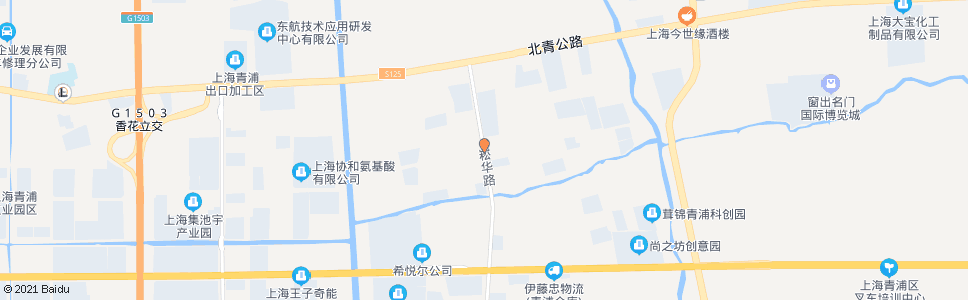 上海崧华路新丹路_公交站地图_上海公交_妙搜公交查询2025