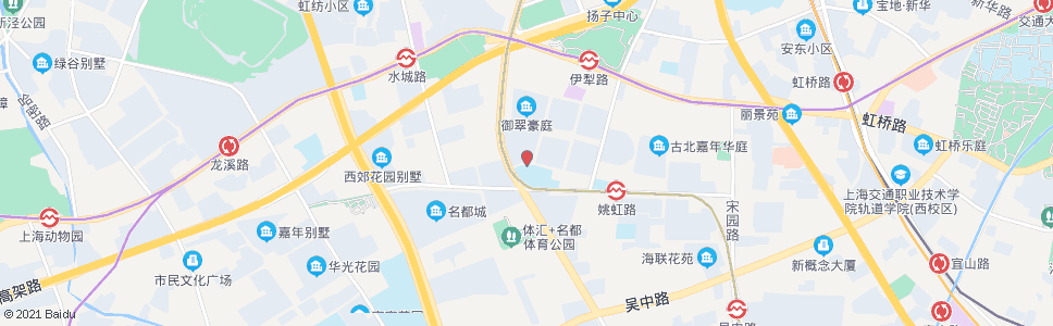 上海蓝宝石路古北路_公交站地图_上海公交_妙搜公交查询2025