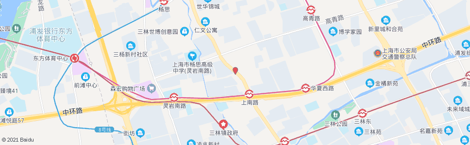 上海杨南路上南路_公交站地图_上海公交_妙搜公交查询2025