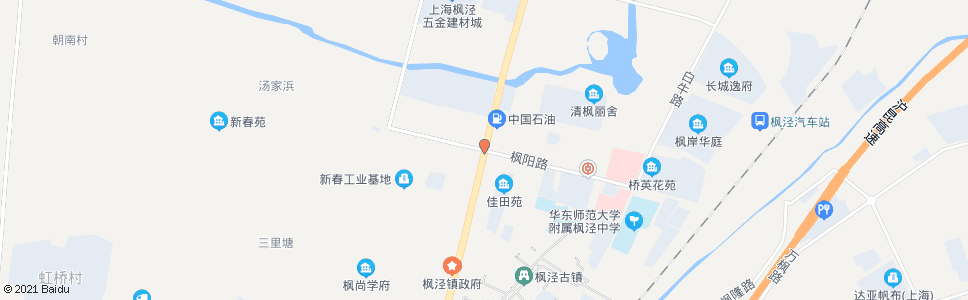 上海朱枫公路枫阳路_公交站地图_上海公交_妙搜公交查询2025