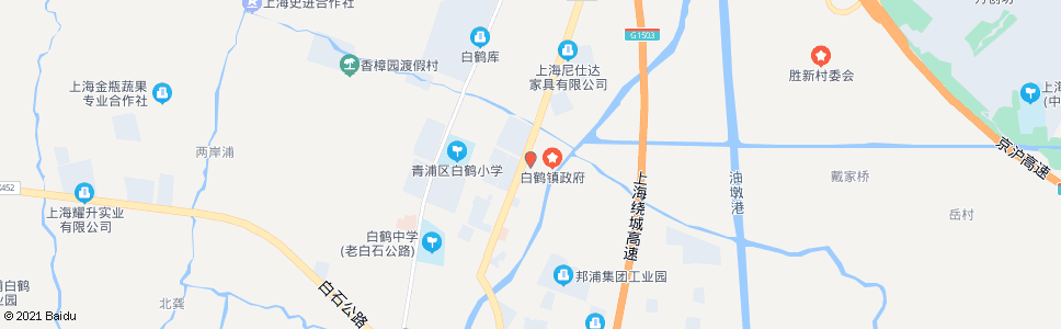 上海纪鹤公路外青松公路(招呼站)_公交站地图_上海公交_妙搜公交查询2025