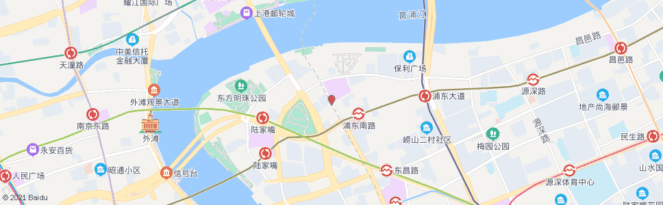 上海浦东南路东城路(临时站)_公交站地图_上海公交_妙搜公交查询2025