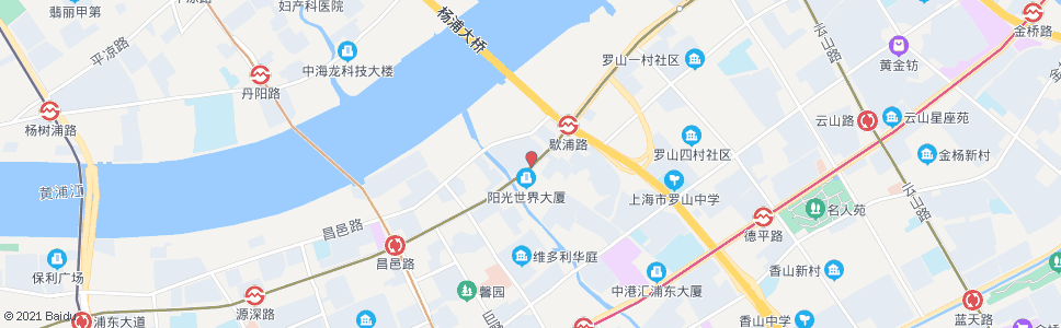 上海崮山路浦东大道_公交站地图_上海公交_妙搜公交查询2025