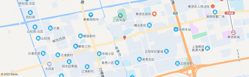 上海古华路南奉公路_公交站地图_上海公交_妙搜公交查询2025