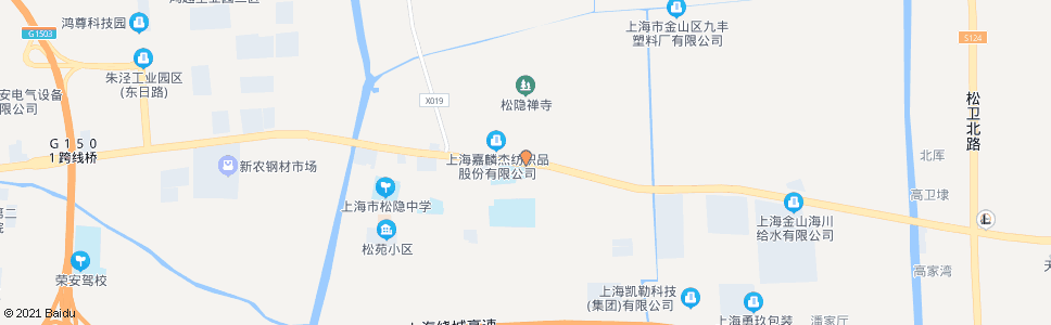 上海亭枫公路松前路_公交站地图_上海公交_妙搜公交查询2024