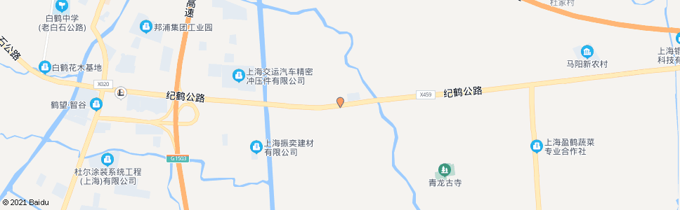 上海纪鹤公路山周公路(鹤联村)_公交站地图_上海公交_妙搜公交查询2025