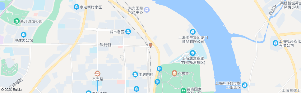 上海殷行路军工路_公交站地图_上海公交_妙搜公交查询2025