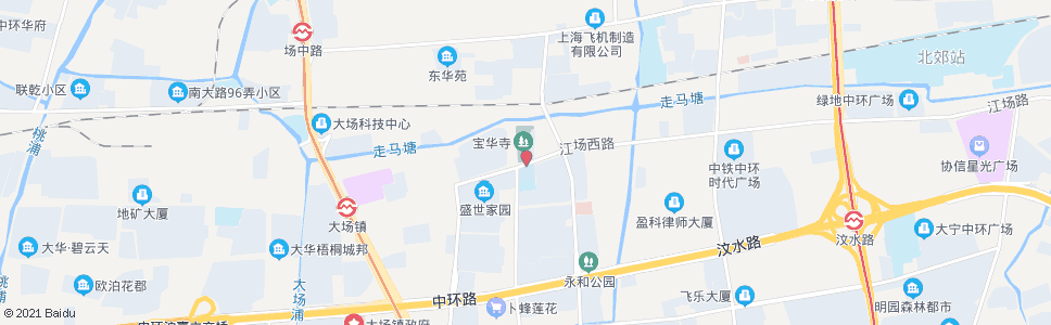 上海江场西路高平路_公交站地图_上海公交_妙搜公交查询2025