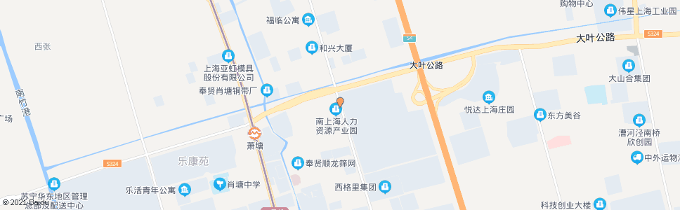 上海环城东路大叶公路_公交站地图_上海公交_妙搜公交查询2025