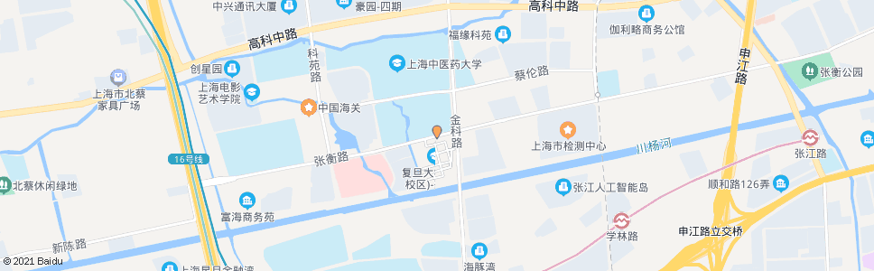 上海张衡路华佗路(复旦大学东校)_公交站地图_上海公交_妙搜公交查询2025