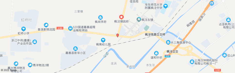 上海朱枫公路亭枫公路_公交站地图_上海公交_妙搜公交查询2025