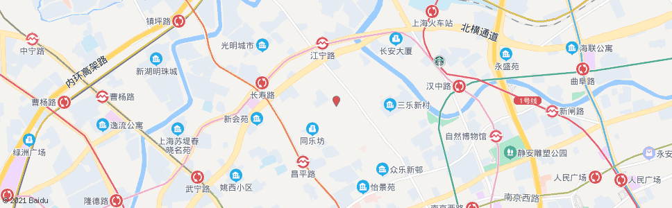 上海陕西北路海防路_公交站地图_上海公交_妙搜公交查询2025