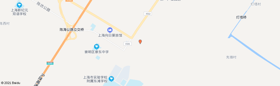 上海东滩大道北陈公路_公交站地图_上海公交_妙搜公交查询2025