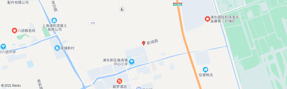 上海川南奉公路航城路_公交站地图_上海公交_妙搜公交查询2025