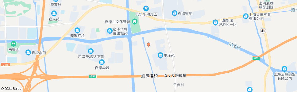 上海中泽路沪青平公路(招呼站)_公交站地图_上海公交_妙搜公交查询2025