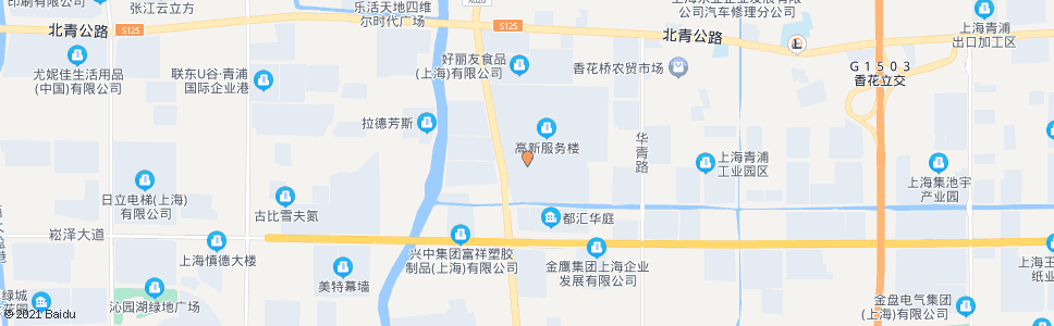 上海新科路外青松公路_公交站地图_上海公交_妙搜公交查询2025