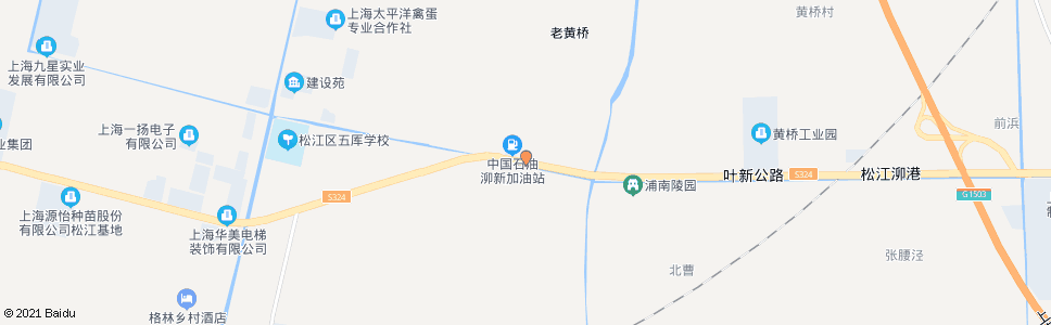 上海叶新公路朱定公路_公交站地图_上海公交_妙搜公交查询2025