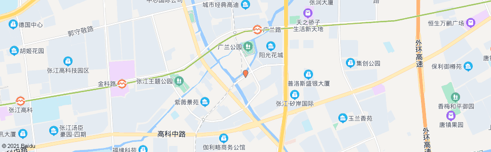 上海紫薇路广兰路_公交站地图_上海公交_妙搜公交查询2025