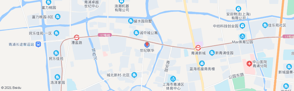 上海盈港路城中北路(世纪联华)_公交站地图_上海公交_妙搜公交查询2025