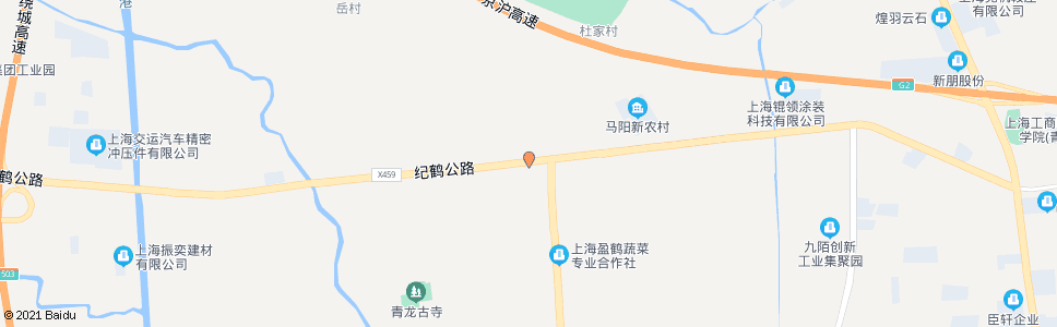 上海赵重公路北青公路(招呼站)_公交站地图_上海公交_妙搜公交查询2025