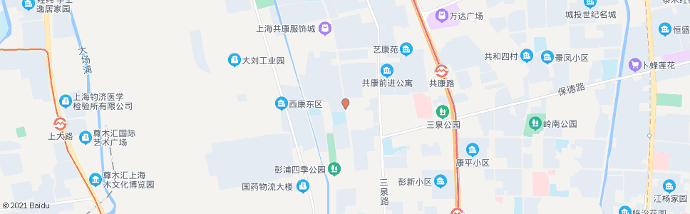 上海长临路共康四村_公交站地图_上海公交_妙搜公交查询2025