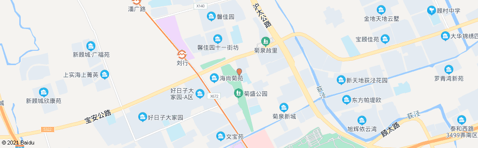 上海菊盛路宝安公路_公交站地图_上海公交_妙搜公交查询2025