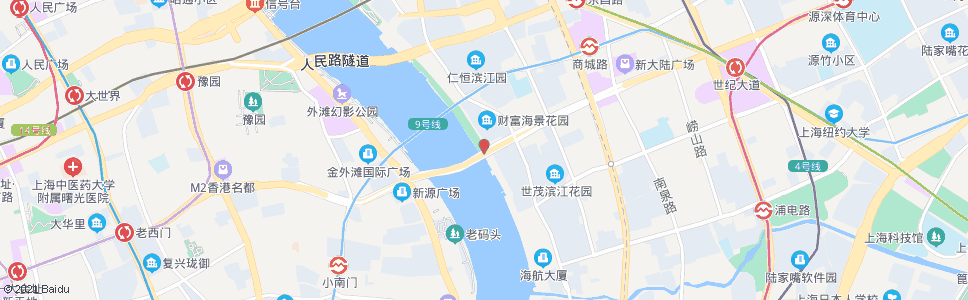 上海杨家渡渡口_公交站地图_上海公交_妙搜公交查询2025