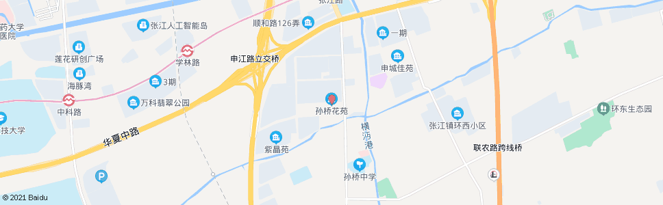 上海殷北路孙桥路_公交站地图_上海公交_妙搜公交查询2024