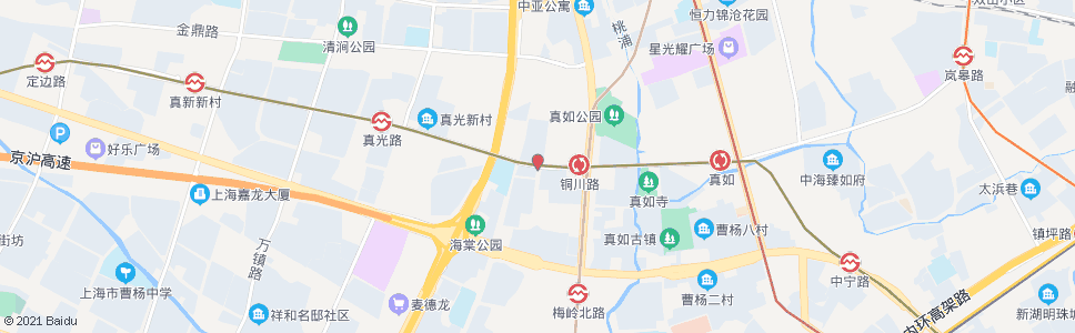 上海北石路铜川路_公交站地图_上海公交_妙搜公交查询2024