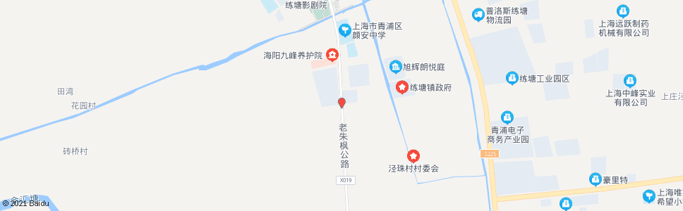 上海章练塘路老朱枫公路(卫生院)_公交站地图_上海公交_妙搜公交查询2024