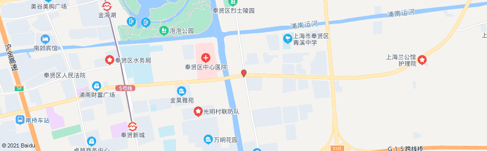 上海南奉公路金钱公路_公交站地图_上海公交_妙搜公交查询2024