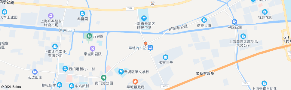 上海川南奉公路奉海公路_公交站地图_上海公交_妙搜公交查询2025