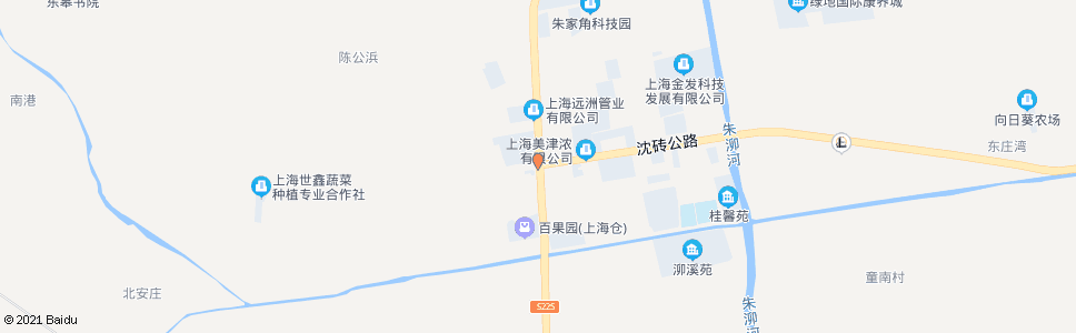 上海朱枫公路沈砖公路(沈巷)_公交站地图_上海公交_妙搜公交查询2025