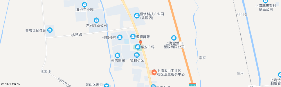 上海亭卫公路恒康路(工业区广场)_公交站地图_上海公交_妙搜公交查询2025