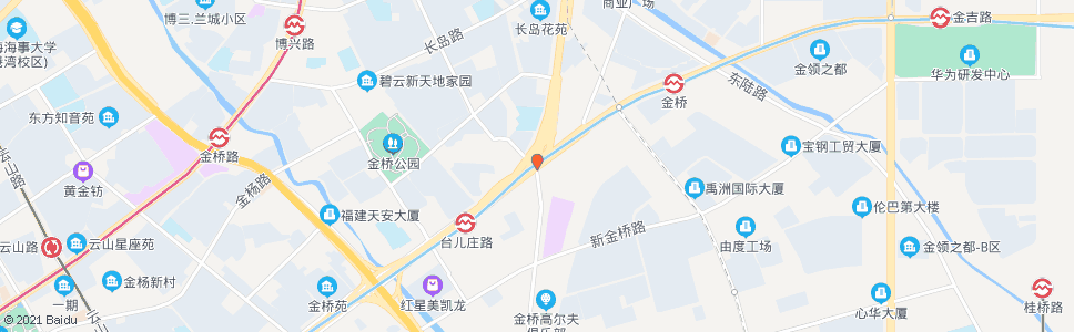 上海杨高北路金海路_公交站地图_上海公交_妙搜公交查询2025