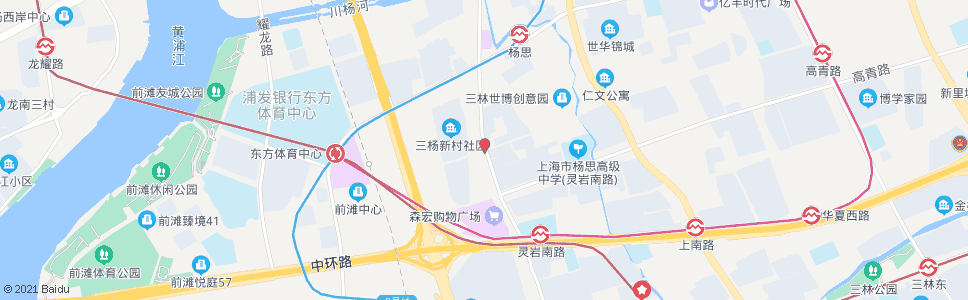 上海长清路海阳路_公交站地图_上海公交_妙搜公交查询2024