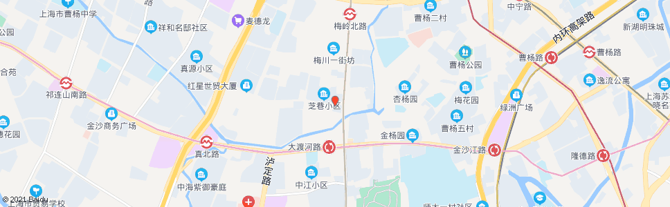 上海大渡河路怒江北路_公交站地图_上海公交_妙搜公交查询2025