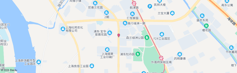 上海张杨北路行南路_公交站地图_上海公交_妙搜公交查询2025