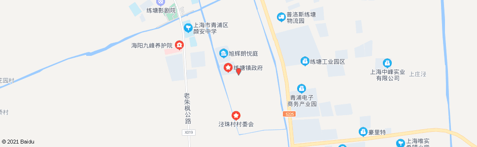 上海章练塘路泾珠路(镇政府)_公交站地图_上海公交_妙搜公交查询2025