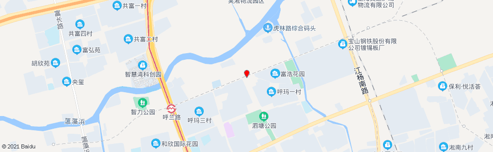 上海呼兰路爱辉路_公交站地图_上海公交_妙搜公交查询2025